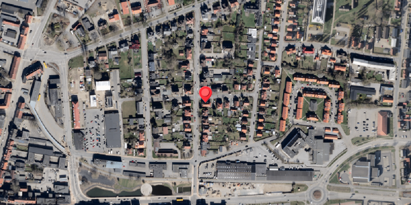 Oversvømmelsesrisiko fra vandløb på Mellemgade 8, 6100 Haderslev