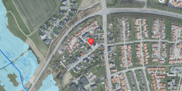 Oversvømmelsesrisiko fra vandløb på Engdraget 1A, . , 7700 Thisted