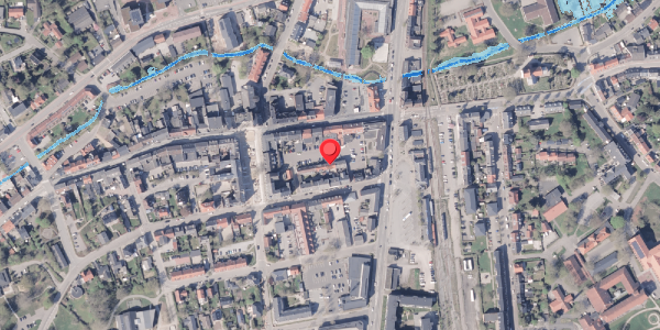 Oversvømmelsesrisiko fra vandløb på Holsteinsgade 8A, 1. th, 8300 Odder