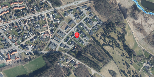 Oversvømmelsesrisiko fra vandløb på Skelleruptoften 12, 8600 Silkeborg