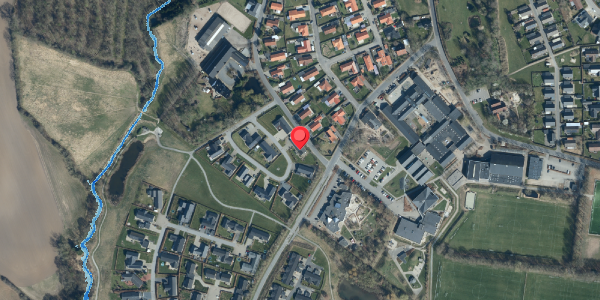 Oversvømmelsesrisiko fra vandløb på Delken 28, . , 6000 Kolding