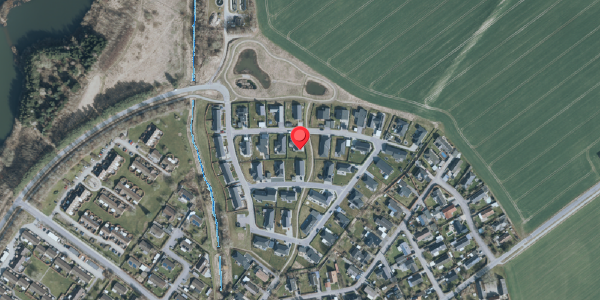 Oversvømmelsesrisiko fra vandløb på Markvænget 8, 3550 Slangerup