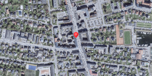 Oversvømmelsesrisiko fra vandløb på Strandvejen 163, 2900 Hellerup