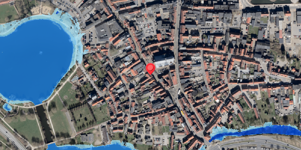 Oversvømmelsesrisiko fra vandløb på Apotekergade 9A, . , 6100 Haderslev