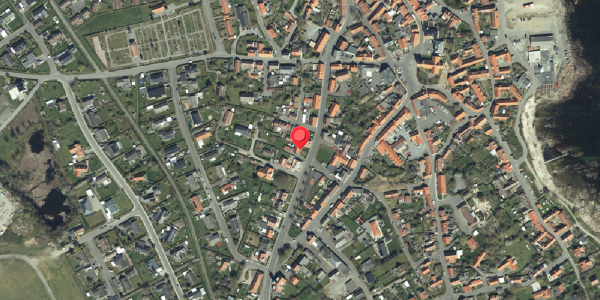 Oversvømmelsesrisiko fra vandløb på Vestergade 16A, 3770 Allinge
