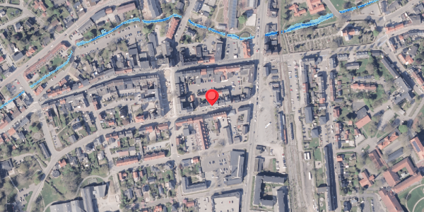 Oversvømmelsesrisiko fra vandløb på Holsteinsgade 10, 8300 Odder