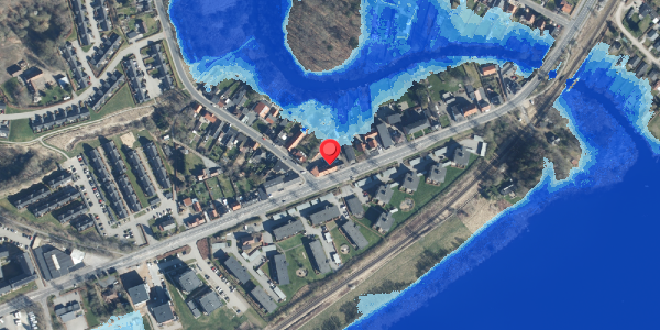 Oversvømmelsesrisiko fra vandløb på Lysbrogade 2B, 8600 Silkeborg