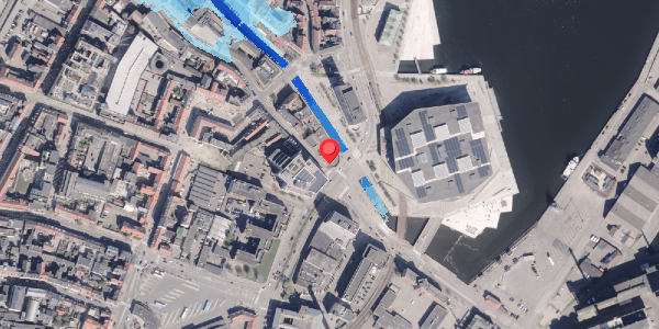 Oversvømmelsesrisiko fra vandløb på Mindegade 13, 8000 Aarhus C
