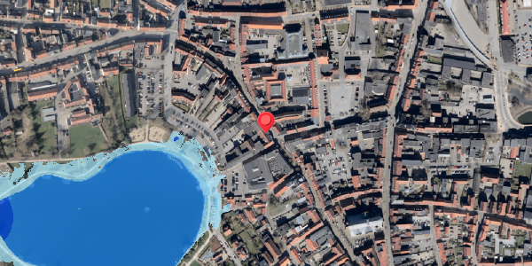 Oversvømmelsesrisiko fra vandløb på Storegade 3C, 6100 Haderslev