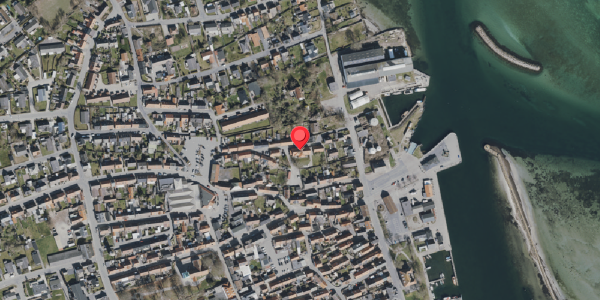 Oversvømmelsesrisiko fra vandløb på Teglgade 13, 5960 Marstal