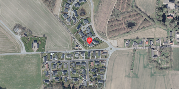 Oversvømmelsesrisiko fra vandløb på Fruering Skovmark 5, 8660 Skanderborg