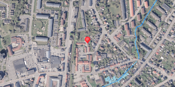 Oversvømmelsesrisiko fra vandløb på Aaholmsgade 3G, 8300 Odder