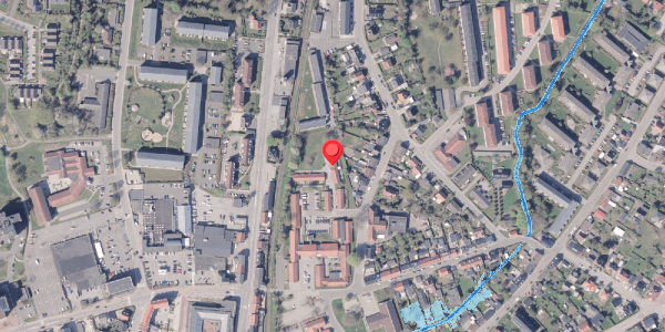 Oversvømmelsesrisiko fra vandløb på Aaholmsgade 3F, 8300 Odder