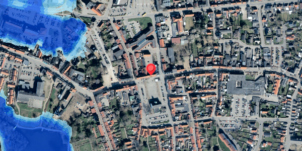 Oversvømmelsesrisiko fra vandløb på Torvet 3, 4930 Maribo