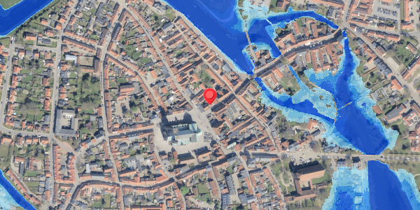 Oversvømmelsesrisiko fra vandløb på Overdammen 1, . , 6760 Ribe