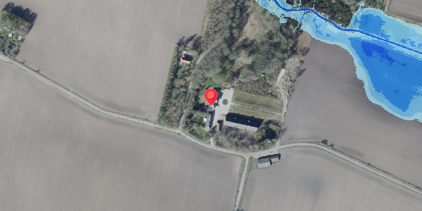 Oversvømmelsesrisiko fra vandløb på Eskildstrupvej 39, 4100 Ringsted