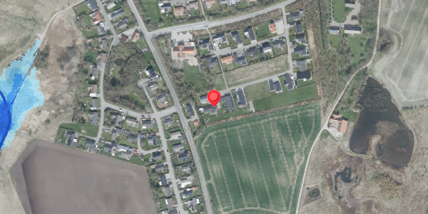 Oversvømmelsesrisiko fra vandløb på Frejasvej 40, 7700 Thisted
