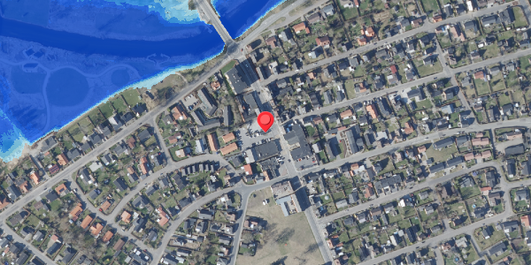 Oversvømmelsesrisiko fra vandløb på Brogade 28C, 8850 Bjerringbro
