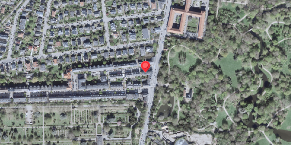 Oversvømmelsesrisiko fra vandløb på Mathildevej 1, 2000 Frederiksberg