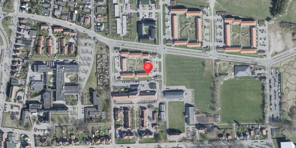 Oversvømmelsesrisiko fra vandløb på Regimentet 34, 4100 Ringsted