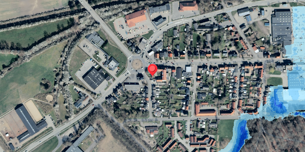 Oversvømmelsesrisiko fra vandløb på Vesterbrogade 55D, . , 4930 Maribo