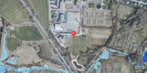 Oversvømmelsesrisiko fra vandløb på Fabriksvangen 29, 3550 Slangerup