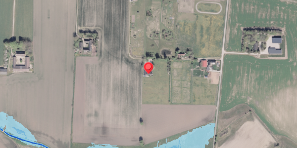 Oversvømmelsesrisiko fra vandløb på Søbyvej 12A, 8300 Odder