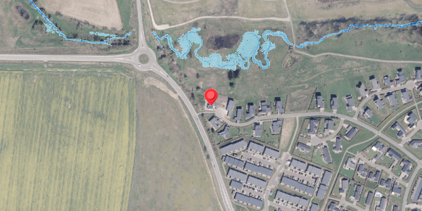 Oversvømmelsesrisiko fra vandløb på Overskov 54, 8300 Odder