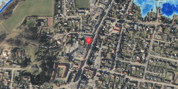 Oversvømmelsesrisiko fra vandløb på Bredgade 38, 5560 Aarup
