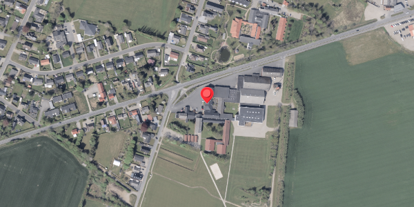 Oversvømmelsesrisiko fra vandløb på Vellerupvej 25, 6534 Agerskov