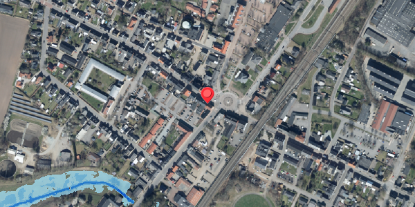 Oversvømmelsesrisiko fra vandløb på Vestergade 3, 6580 Vamdrup