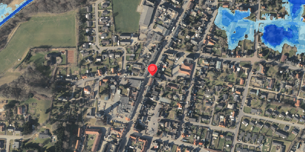 Oversvømmelsesrisiko fra vandløb på Bredgade 39, 5560 Aarup