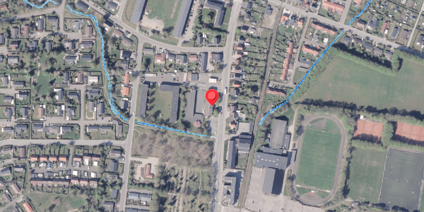 Oversvømmelsesrisiko fra vandløb på Rådhusgade 43, 8300 Odder