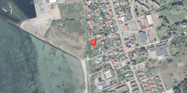 Oversvømmelsesrisiko fra vandløb på Strandgade 7, 3390 Hundested
