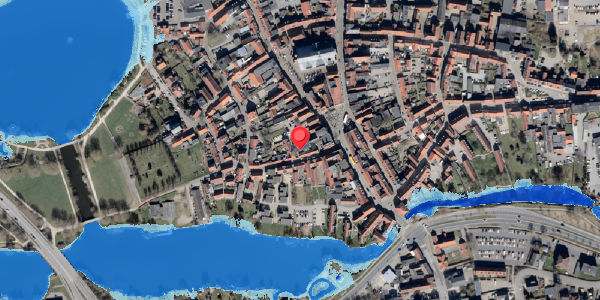 Oversvømmelsesrisiko fra vandløb på Klosteret 6B, 6100 Haderslev