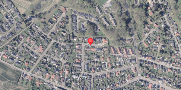 Oversvømmelsesrisiko fra vandløb på Jonasdalen 1B, 8300 Odder