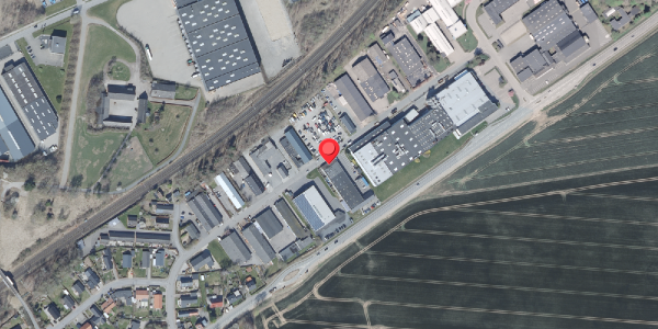 Oversvømmelsesrisiko fra vandløb på Industrivej 10, 8660 Skanderborg