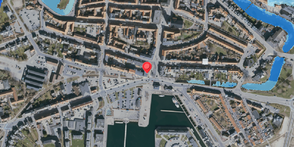 Oversvømmelsesrisiko fra vandløb på Adelgade 8C, . , 5800 Nyborg