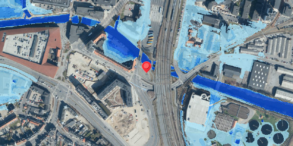 Oversvømmelsesrisiko fra vandløb på Borgvold 13, 7100 Vejle