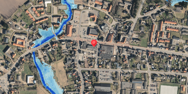 Oversvømmelsesrisiko fra vandløb på Algade 49, 5683 Haarby