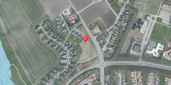 Oversvømmelsesrisiko fra vandløb på Vingen 10, 7700 Thisted