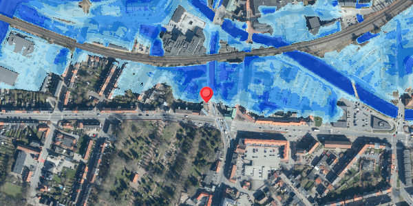 Oversvømmelsesrisiko fra vandløb på Bredgade 28, 6000 Kolding