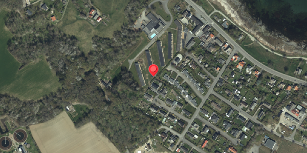 Oversvømmelsesrisiko fra vandløb på Tejnvej 110S, 3770 Allinge