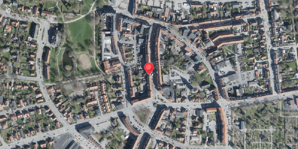 Oversvømmelsesrisiko fra vandløb på Tinggade 18, 4100 Ringsted