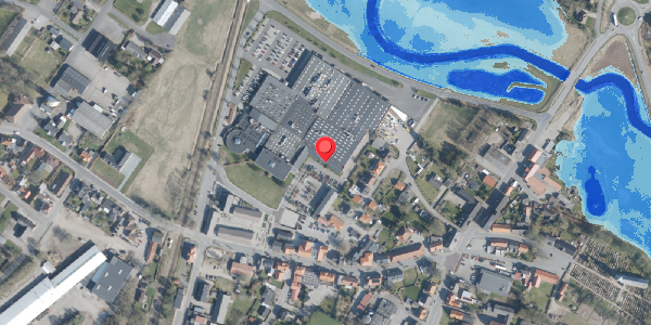 Oversvømmelsesrisiko fra vandløb på Industrivej 5, 6261 Bredebro