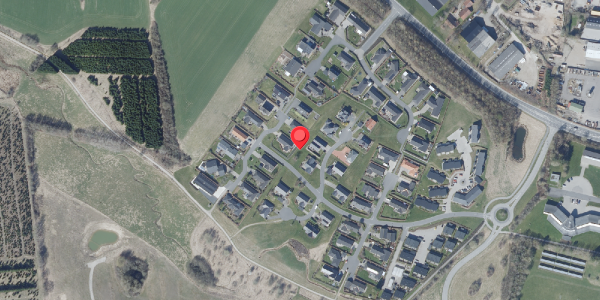 Oversvømmelsesrisiko fra vandløb på Harevænget 34A, . , 8450 Hammel