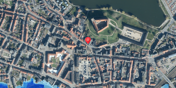 Oversvømmelsesrisiko fra vandløb på Adelgade 2, . , 6000 Kolding
