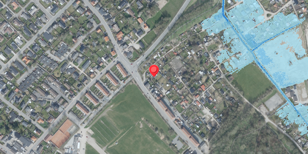 Oversvømmelsesrisiko fra vandløb på Skovengen 1, . , 7700 Thisted