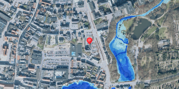 Oversvømmelsesrisiko fra vandløb på Danmarksgade 24, 7500 Holstebro