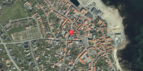 Oversvømmelsesrisiko fra vandløb på Lindeplads 2B, 3770 Allinge